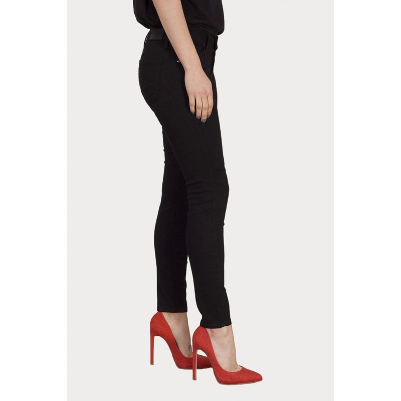 Fashion, accesorii si bijuterii - Femei - Imbracaminte femei - Pantaloni femei - Blugi dama Scarlett Skinny  LEE L526FS47 W28-L31 US Negru - Infinity.ro
