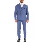 Fashion, accesorii si bijuterii - Barbati - Imbracaminte - Costume barbati - Costum barbati Slim fit Tommy Hilfiger TT0TT07950, Albastru, 2XL INTL - Infinity.ro