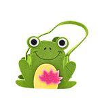 Casa si Gradina - Decoratiuni - Obiecte decorative - Accesorii decorative - Cosulet decorativ, pentru Paste, din fetru, model broscuta, 14 cm - Infinity.ro