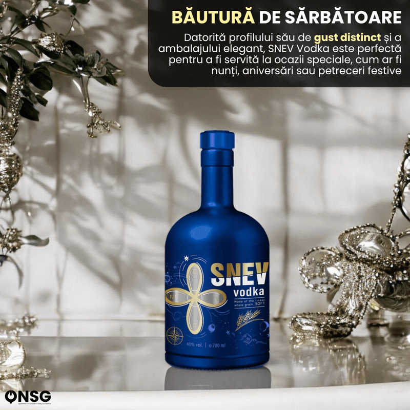 Market - Bauturi - Bauturi alcoolice - Vodka - Vodka SNEV™ by ONSG® Soft, Textura Catifelata, Aroma Delicioasa, Calitate Premium, Alcool din Cereale Lux - Infinity.ro
