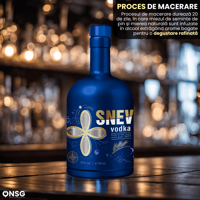 Market - Bauturi - Bauturi alcoolice - Vodka - Vodka SNEV™ by ONSG® Soft, Textura Catifelata, Aroma Delicioasa, Calitate Premium, Alcool din Cereale Lux - Infinity.ro