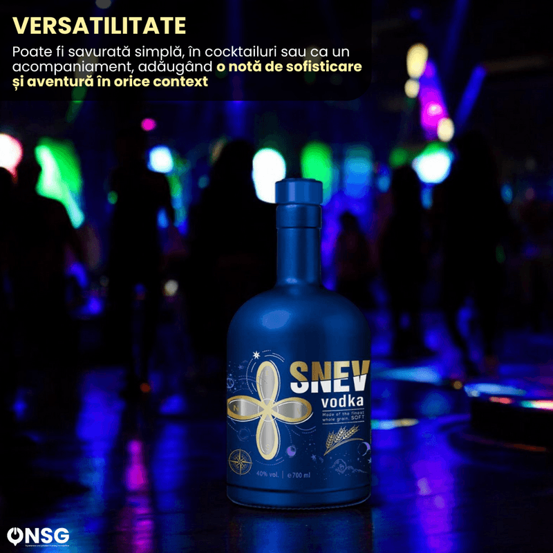 Market - Bauturi - Bauturi alcoolice - Vodka - Vodka SNEV™ by ONSG® Soft, Textura Catifelata, Aroma Delicioasa, Calitate Premium, Alcool din Cereale Lux - Infinity.ro