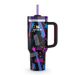 Casa si Gradina - Bucatarie si vesela - Accesorii bar - Termosuri si Cani termos - Cana Termos Stanley Quencher H2.0 Flowstate Editia Barbie '80S ROCKERS by ONSG® din Otel Inoxidabil, 1180ml - Infinity.ro