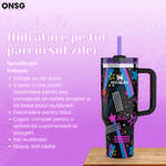 Casa si Gradina - Bucatarie si vesela - Accesorii bar - Termosuri si Cani termos - Cana Termos Stanley Quencher H2.0 Flowstate Editia Barbie '80S ROCKERS by ONSG® din Otel Inoxidabil, 1180ml - Infinity.ro