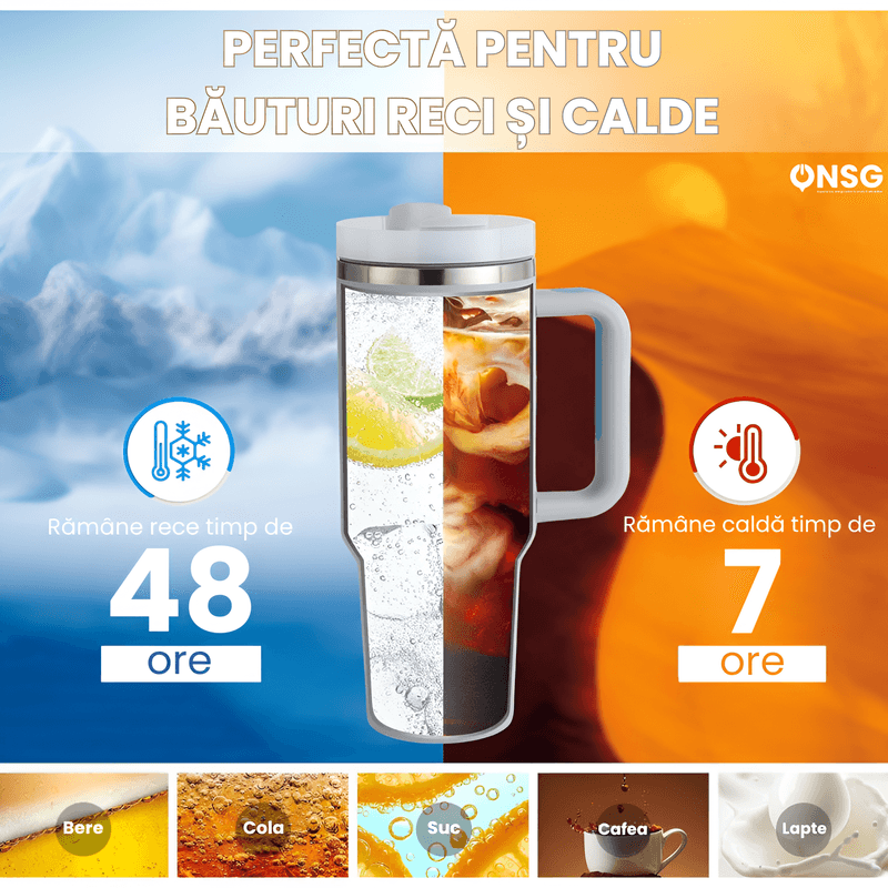 Casa si Gradina - Bucatarie si vesela - Accesorii bar - Termosuri si Cani termos - Cana Termos Stanley Quencher H2.0 Flowstate Editia Barbie '80S ROCKERS by ONSG® din Otel Inoxidabil, 1180ml - Infinity.ro