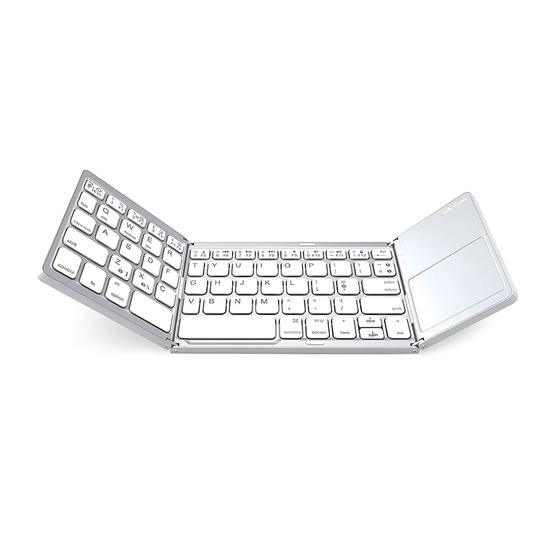 PC, gaming si accesorii - Periferice PC - Tastaturi - Tastatura Pliabila Bluetooth TouchKey Ultra ONSG®, Touchpad 2 Click-uri, Android Windows iOS Smart TV - Infinity.ro