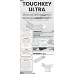 PC, gaming si accesorii - Periferice PC - Tastaturi - Tastatura Pliabila Bluetooth TouchKey Ultra ONSG®, Touchpad 2 Click-uri, Android Windows iOS Smart TV - Infinity.ro