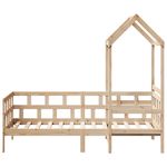 Casa si Gradina - Mobilier - Paturi si accesorii - Paturi - Pat de zi cu acoperis, 80x200 cm, lemn masiv de pin - Infinity.ro