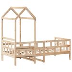 Casa si Gradina - Mobilier - Paturi si accesorii - Paturi - Pat de zi cu acoperis, 80x200 cm, lemn masiv de pin - Infinity.ro
