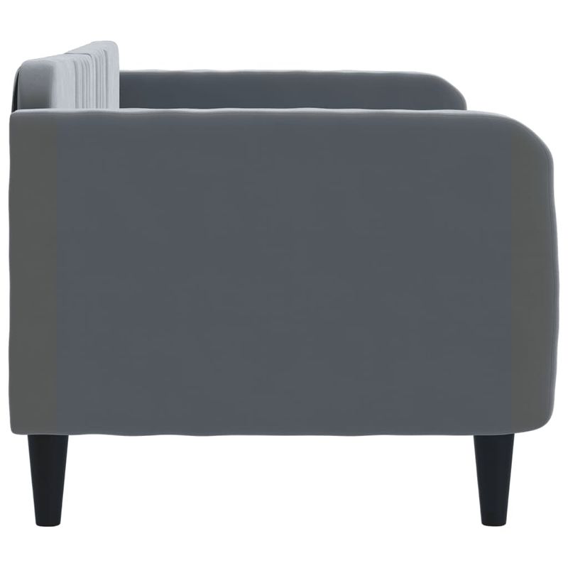 Casa si Gradina - Mobilier - Paturi si accesorii - Paturi - Cadru de pat, gri inchis, 80x200 cm, catifea - Infinity.ro