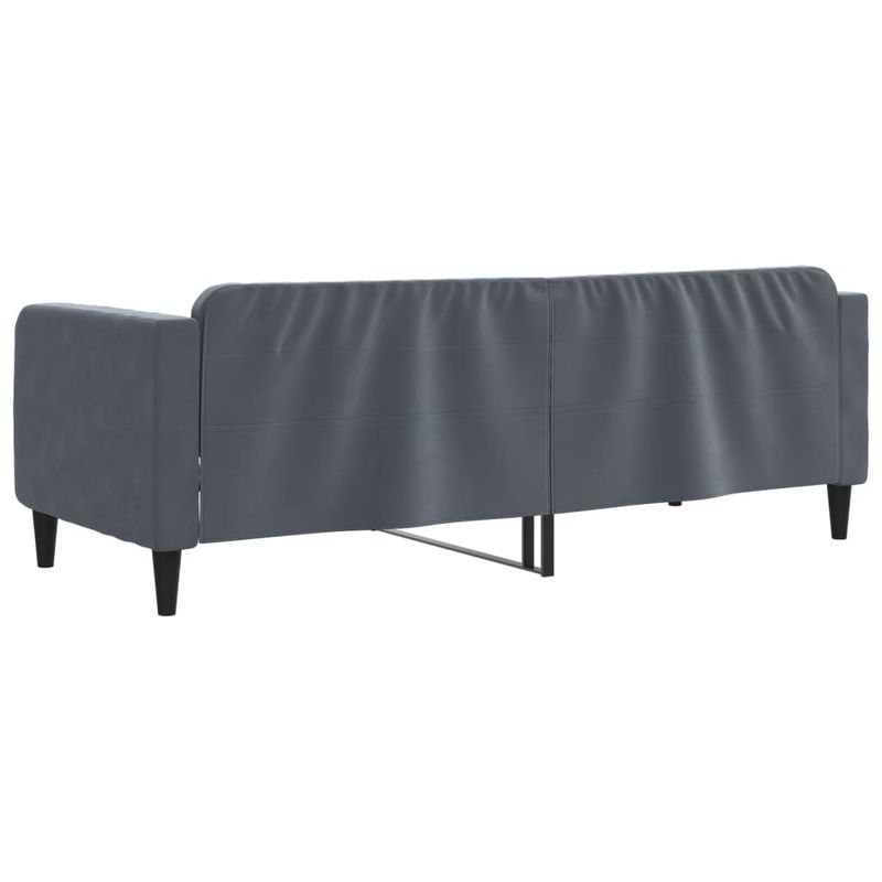 Casa si Gradina - Mobilier - Paturi si accesorii - Paturi - Cadru de pat, gri inchis, 80x200 cm, catifea - Infinity.ro