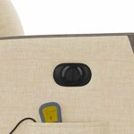 Ingrijire personala si Cosmetice - Sanatate si wellness - Articole wellness - Fotolii de masaj - Fotoliu electric de masaj rabatabil, crem, textil - Infinity.ro