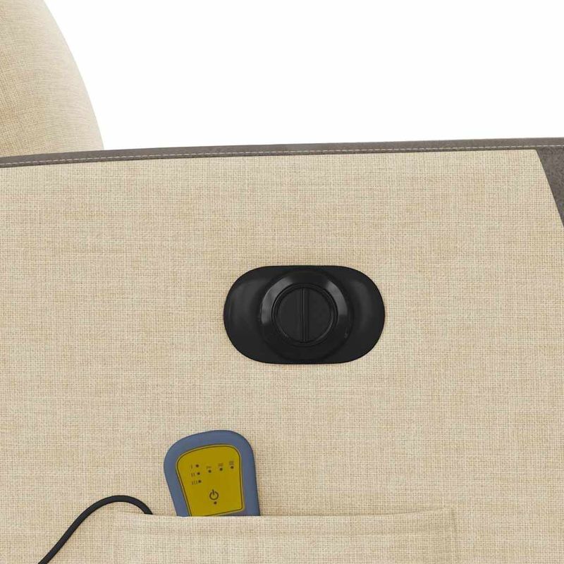 Ingrijire personala si Cosmetice - Sanatate si wellness - Articole wellness - Fotolii de masaj - Fotoliu electric de masaj rabatabil, crem, textil - Infinity.ro