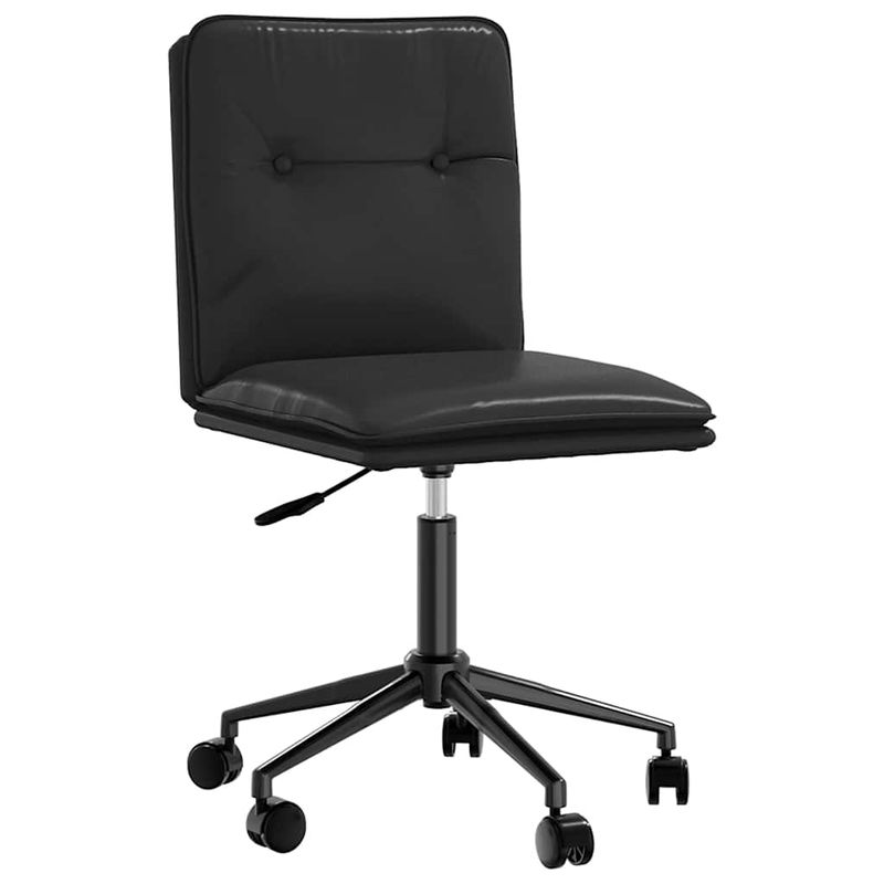 Casa si Gradina - Mobilier - Scaune si fotolii - Scaune - Scaune de bucatarie, 2 buc., negru, piele ecologica - Infinity.ro