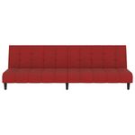 Casa si Gradina - Mobilier - Canapele si coltare - Canapele - Canapea extensibila cu 2 locuri, rosu vin, catifea - Infinity.ro