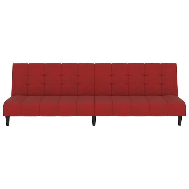 Casa si Gradina - Mobilier - Canapele si coltare - Canapele - Canapea extensibila cu 2 locuri, rosu vin, catifea - Infinity.ro