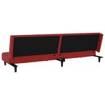 Casa si Gradina - Mobilier - Canapele si coltare - Canapele - Canapea extensibila cu 2 locuri, rosu vin, catifea - Infinity.ro