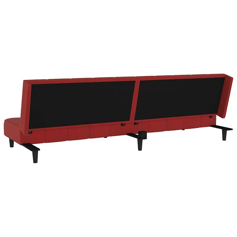 Casa si Gradina - Mobilier - Canapele si coltare - Canapele - Canapea extensibila cu 2 locuri, rosu vin, catifea - Infinity.ro