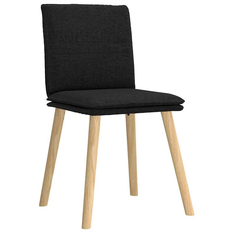 Casa si Gradina - Mobilier - Scaune si fotolii - Scaune - Scaune de bucatarie, 4 buc., negru, material textil - Infinity.ro