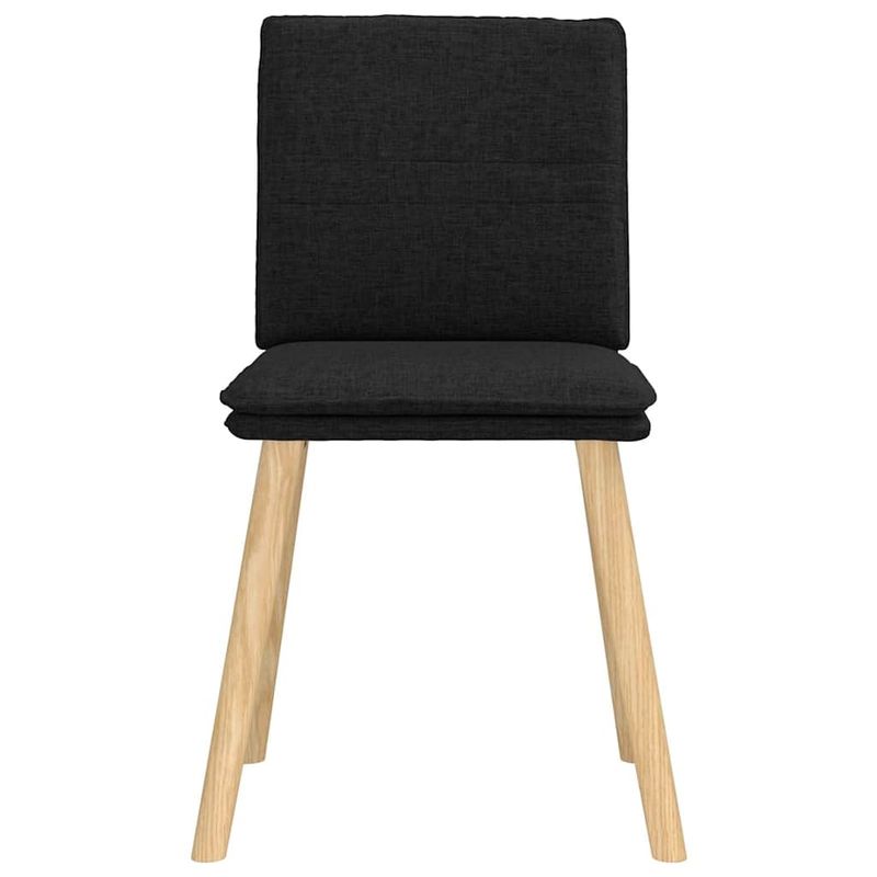 Casa si Gradina - Mobilier - Scaune si fotolii - Scaune - Scaune de bucatarie, 4 buc., negru, material textil - Infinity.ro