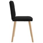 Casa si Gradina - Mobilier - Scaune si fotolii - Scaune - Scaune de bucatarie, 4 buc., negru, material textil - Infinity.ro