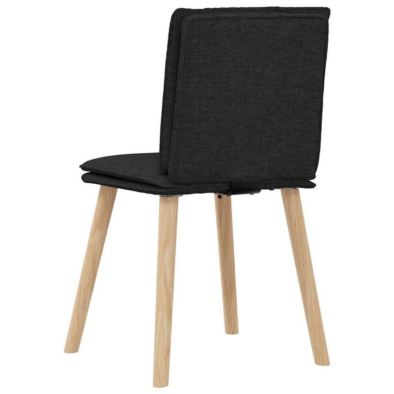Casa si Gradina - Mobilier - Scaune si fotolii - Scaune - Scaune de bucatarie, 4 buc., negru, material textil - Infinity.ro