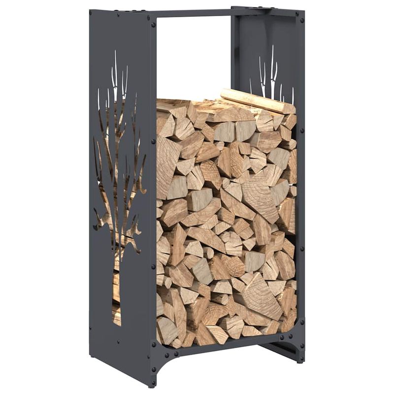 Casa si Gradina - Termice - Sobe, Seminee si accesorii - Accesorii seminee si sobe - Suport pentru lemne de foc Antracit Otel laminat la rece - Infinity.ro