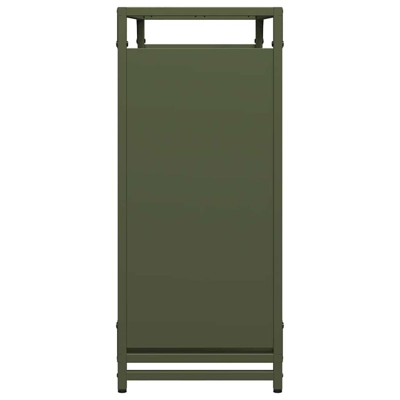 Casa si Gradina - Termice - Sobe, Seminee si accesorii - Accesorii seminee si sobe - Suport pentru lemne de foc Verde masline Otel laminat la rece - Infinity.ro