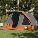 Sport si Outdoor - Camping - Corturi camping - Cort de camping pentru 6 persoane, gri/portocaliu, impermeabil - Infinity.ro