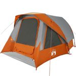 Sport si Outdoor - Camping - Corturi camping - Cort de camping pentru 6 persoane, gri/portocaliu, impermeabil - Infinity.ro