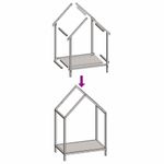 Casa si Gradina - Termice - Sobe, Seminee si accesorii - Accesorii seminee si sobe - Suport pentru lemne de foc alb 40x25x60 cm Otel laminat la rece - Infinity.ro