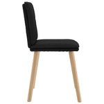 Casa si Gradina - Mobilier - Scaune si fotolii - Scaune - Scaune de sufragerie 6 buc. negru material textil - Infinity.ro