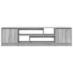 Casa si Gradina - Mobilier - Comode si corpuri - Comode - Comoda TV, gri sonoma, 188,5x41x50 cm, lemn prelucrat - Infinity.ro