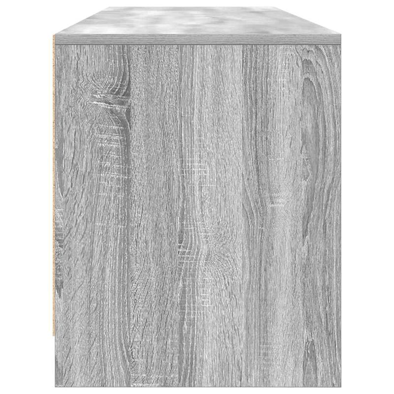 Casa si Gradina - Mobilier - Comode si corpuri - Comode - Comoda TV, gri sonoma, 188,5x41x50 cm, lemn prelucrat - Infinity.ro