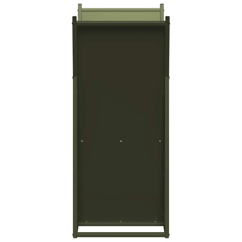 Casa si Gradina - Termice - Sobe, Seminee si accesorii - Accesorii seminee si sobe - Suport pentru lemne de foc Verde masline Otel laminat la rece - Infinity.ro