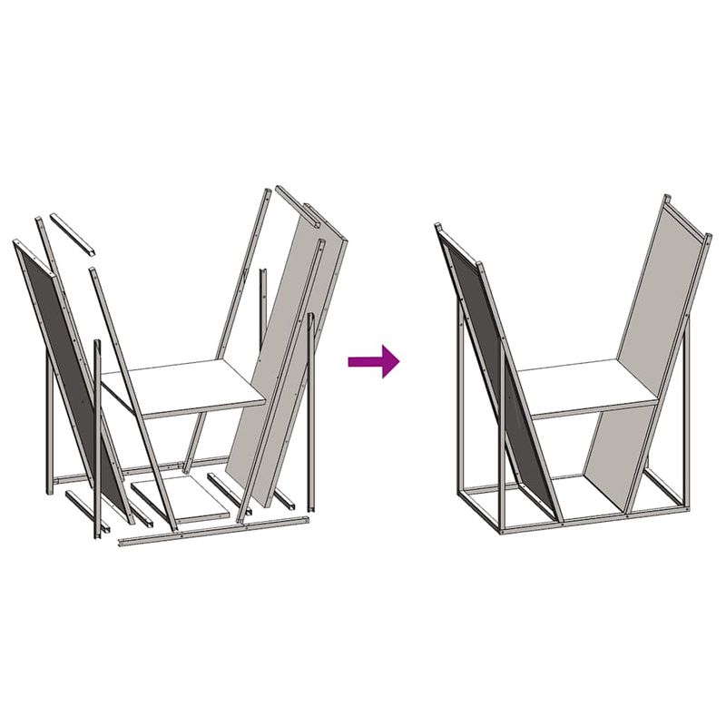 Casa si Gradina - Termice - Sobe, Seminee si accesorii - Accesorii seminee si sobe - Suport pentru lemne de foc Verde masline Otel laminat la rece - Infinity.ro