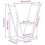 Casa si Gradina - Termice - Sobe, Seminee si accesorii - Accesorii seminee si sobe - Suport pentru lemne de foc Verde masline Otel laminat la rece - Infinity.ro