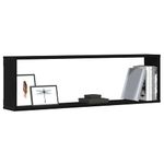 Casa si Gradina - Mobilier - Biblioteci si rafturi - Rafturi - Rafturi cub de perete 2 buc Stejar negru Lemn prelucrat - Infinity.ro