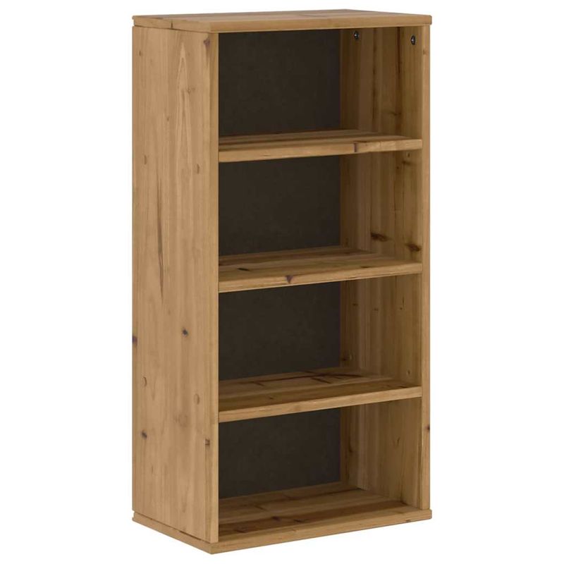 Casa si Gradina - Mobilier - Comode si corpuri - Comode - Unitati TV 5 piese cu depozitare „ODDA” din lemn masiv de pin, model 9 rafturi 5 sertare - Infinity.ro