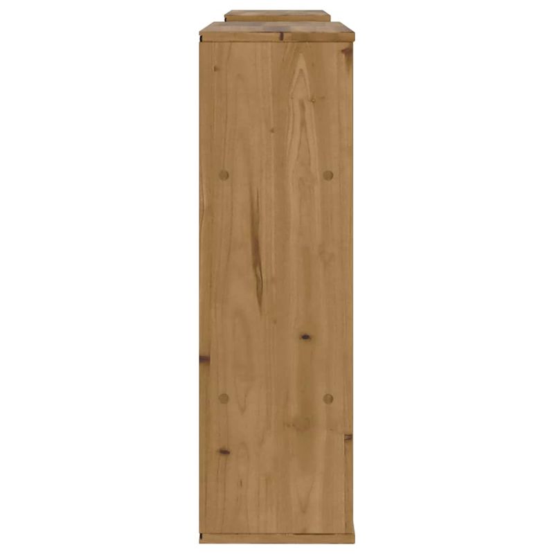 Casa si Gradina - Mobilier - Comode si corpuri - Comode - Unitati TV 5 piese cu depozitare „ODDA” din lemn masiv de pin, model 9 rafturi 5 sertare - Infinity.ro