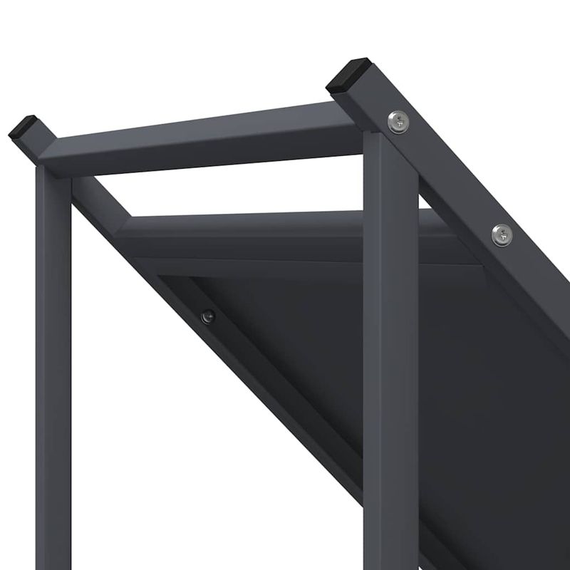 Casa si Gradina - Termice - Sobe, Seminee si accesorii - Accesorii seminee si sobe - Suport pentru lemne de foc Antracit Otel laminat la rece - Infinity.ro