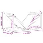 Casa si Gradina - Termice - Sobe, Seminee si accesorii - Accesorii seminee si sobe - Suport pentru lemne de foc Antracit Otel laminat la rece - Infinity.ro