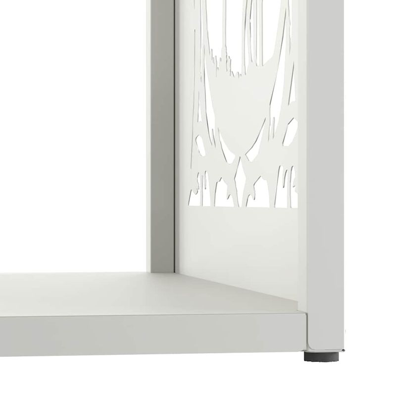 Casa si Gradina - Termice - Sobe, Seminee si accesorii - Accesorii seminee si sobe - Suport pentru lemne de foc alb 40x40x40 cm Otel laminat la rece - Infinity.ro