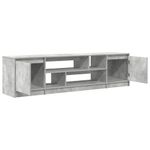 Casa si Gradina - Mobilier - Comode si corpuri - Comode - Comoda TV, gri beton, 188,5x41x50 cm, lemn prelucrat - Infinity.ro