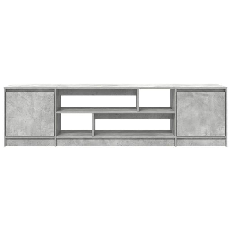 Casa si Gradina - Mobilier - Comode si corpuri - Comode - Comoda TV, gri beton, 188,5x41x50 cm, lemn prelucrat - Infinity.ro