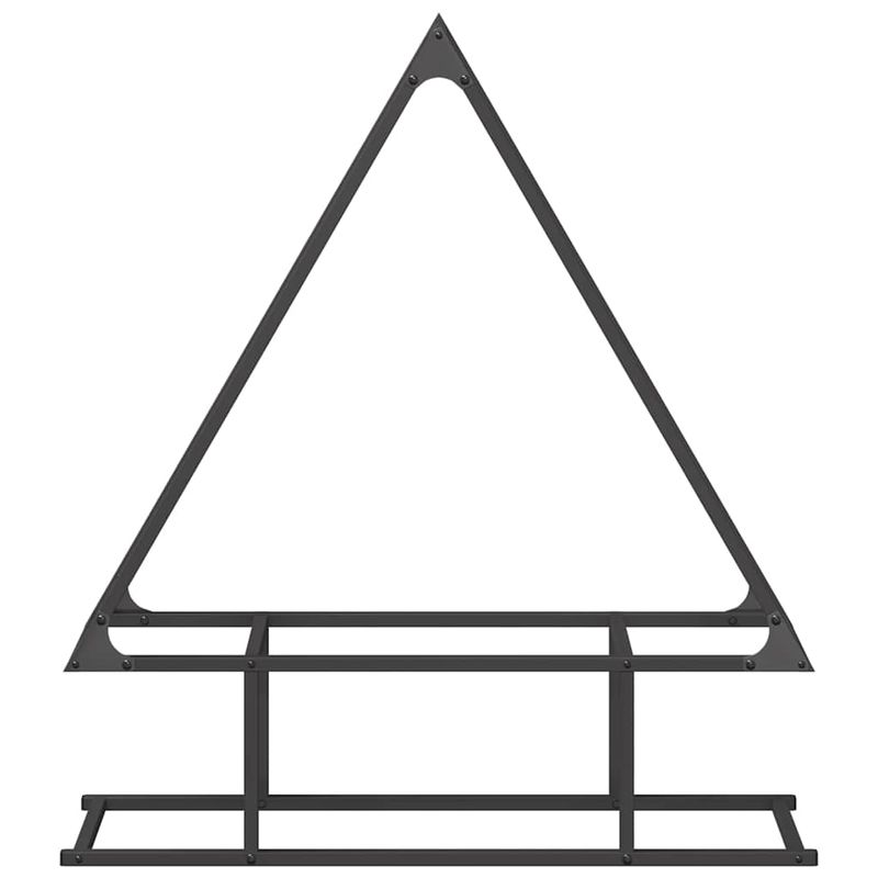 Casa si Gradina - Termice - Sobe, Seminee si accesorii - Accesorii seminee si sobe - Suport pentru lemne de foc negru Otel laminat la rece - Infinity.ro