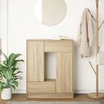 Casa si Gradina - Mobilier - Comode si corpuri - Comode - Bufeta cu sertare si usi Stejar Sonoma 73x31x90 cm - Infinity.ro