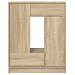 Casa si Gradina - Mobilier - Comode si corpuri - Comode - Bufeta cu sertare si usi Stejar Sonoma 73x31x90 cm - Infinity.ro