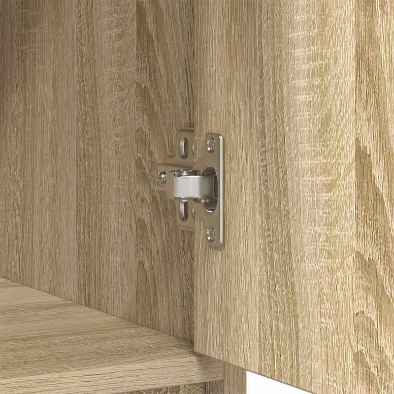 Casa si Gradina - Mobilier - Comode si corpuri - Comode - Bufeta cu sertare si usi Stejar Sonoma 73x31x90 cm - Infinity.ro