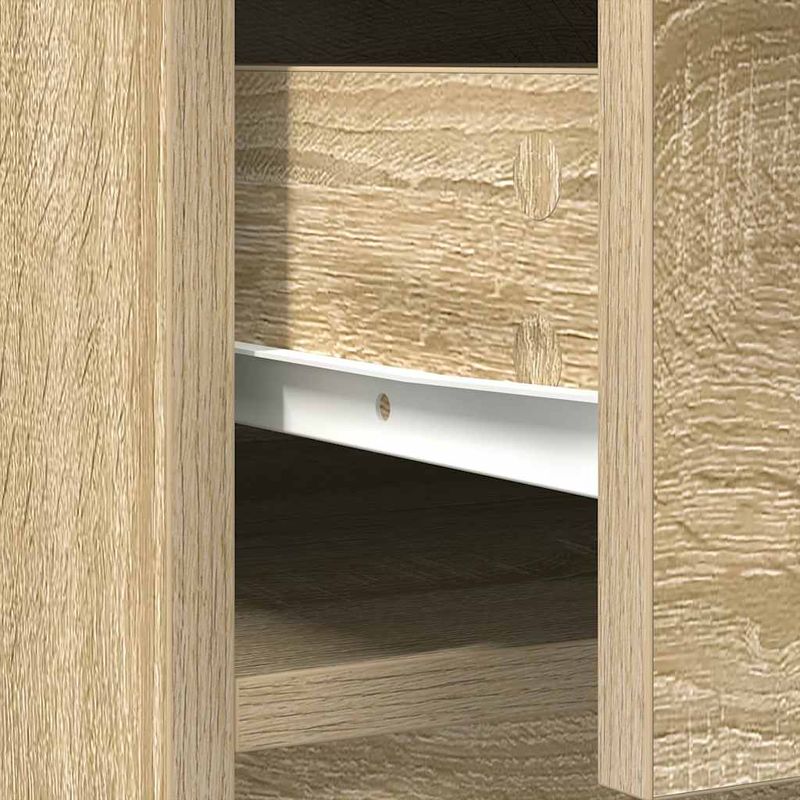 Casa si Gradina - Mobilier - Comode si corpuri - Comode - Bufeta cu sertare si usi Stejar Sonoma 73x31x90 cm - Infinity.ro